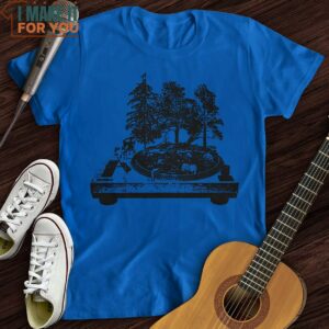 Record Nature T Shirt Music Lover Graphic Tee 2