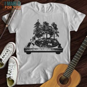 Record Nature T Shirt Music Lover Graphic Tee 3