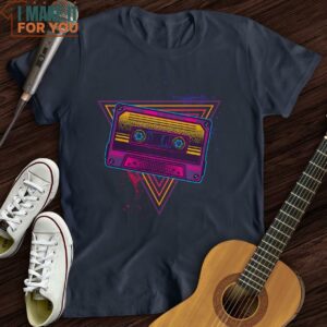 Retro Tape T Shirt Music Lover Graphic Tee 4