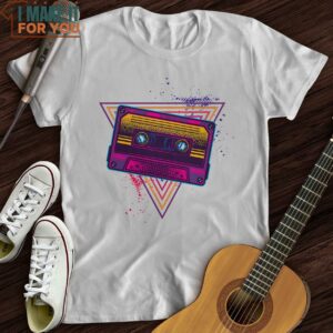 Retro Tape T Shirt Music Lover Graphic Tee 6