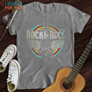 Retro Rock And Roll T Shirt Music Lover Graphic Tee 3 1