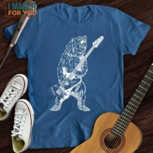 Rock and Roll Grizzly T Shirt Music themed T shirts 3