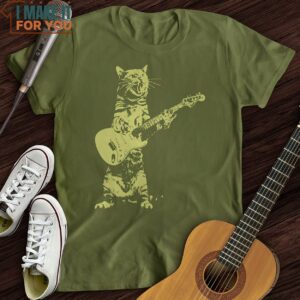 Rock and Roll Kitten T Shirt Music themed T shirts 3 1