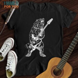 Rock and Roll Grizzly T Shirt Music themed T shirts 4