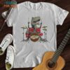 T-Rex Playing Drums T-Shirt, Music Gifts For Music Lovers