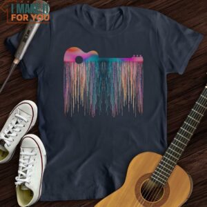 Trippy Guitar T Shirt Music Gifts For Music Lovers 3