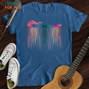 Trippy Guitar T Shirt Music Gifts For Music Lovers 4