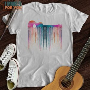 Trippy Guitar T Shirt Music Gifts For Music Lovers 5