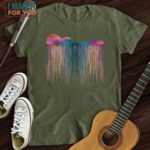 Trippy Guitar T Shirt Music Gifts For Music Lovers 6