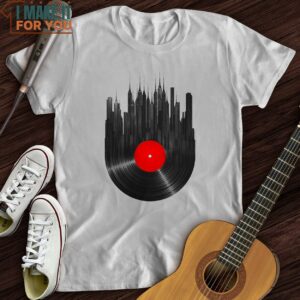 Vinyl Skyline T Shirt Best Gifts For Musicians 3