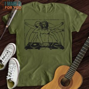 Vitruvian DJ T Shirt Best Gifts For Musicians 4 1