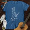Wolf Guitar T-Shirt, Christmas Gifts For Musicians