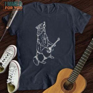 Wolf Guitar T Shirt Christmas Gifts For Musicians 3