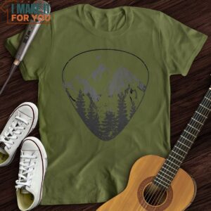 Wilderness Guitar Pick T Shirt Christmas Gifts For Musicians 3
