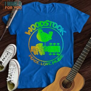 Woodstock Peace Love Music T Shirt Christmas Gifts For Musicians 4