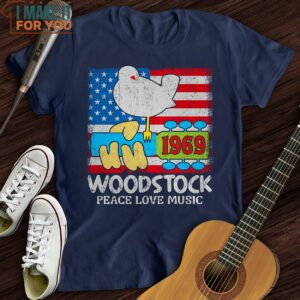 Woodstock 1969 T Shirt Christmas Gifts For Musicians 2