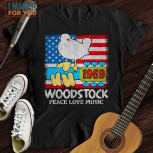 Woodstock 1969 T Shirt Christmas Gifts For Musicians 5