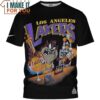 Los Angeles Lakers Looney Tunes Taz Fullprinted Shirt, Best Gifts For Lakers Fans