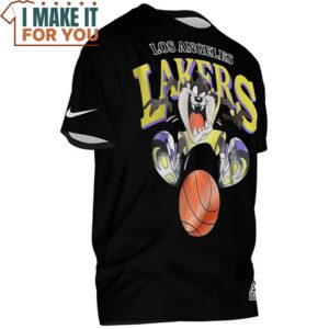 Los Angeles Lakers Looney Tunes Taz Graphic Shirt 2