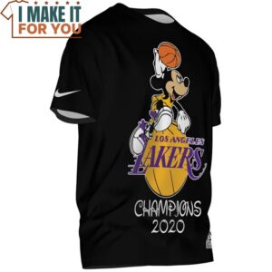 Los Angeles Lakers Mickey Disney Champion 2020 Shirt 2
