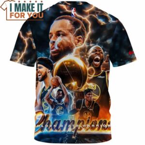 Golden State Warriors Champion Team Fullprinted T Shirt Perfect Gift for NBA Fan 2