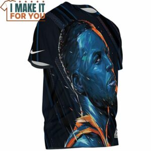 Stephen Curry 3D Art Fullprinted T Shirt Perfect NBA Graphic Tee for Fan 3