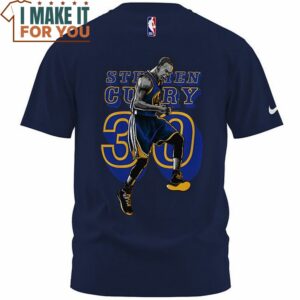 Stephen Curry Cool Warrior Navy T Shirt Perfect NBA Graphic Tee for Fan 3
