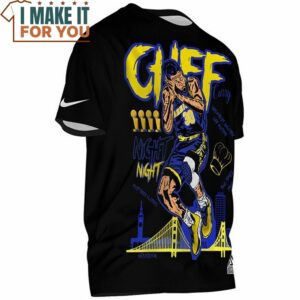 Stephen Curry Night Night Chef T Shirt Perfect NBA Graphic Tee for Fan 2