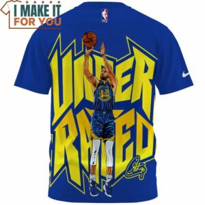 Stephen Curry Signature Underrated Fullprinted T Shirt Perfect NBA Graphic Tee for Fan 2