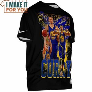 Stephen Curry Thunder Warrior Shirt Stephen Curry Gifts ideas for Fans 2