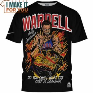 Stephen Curry Wardell Chef Shirt Stephen Curry Gifts ideas for Fans 2