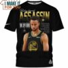 Stephen Curry Baby Face Asssassin Black T-Shirt, Perfect NBA Graphic Tee for Fan
