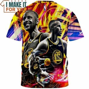 Stephen Curry 30 Warrior Art Fullprinted T Shirt Perfect NBA Graphic Tee for Fan 2