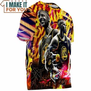 Stephen Curry 30 Warrior Art Fullprinted T Shirt Perfect NBA Graphic Tee for Fan 3