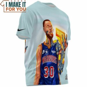 Stephen Curry 50 Pts Warrior Fullprinted T Shirt Perfect NBA Graphic Tee for Fan 3
