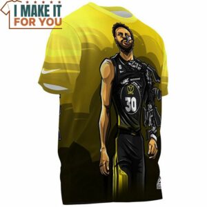 Stephen Curry Cyber Warrior Fullprinted T Shirt Perfect NBA Graphic Tee for Fan 3