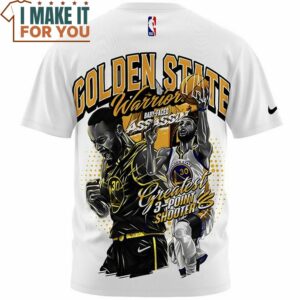 Stephen Curry Greatest 3 Point Shooter T Shirt Perfect NBA Graphic Tee for Fan 3