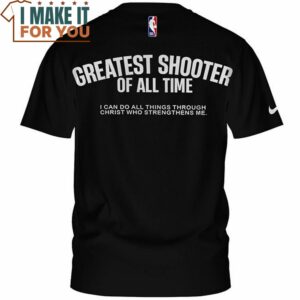 Stephen Curry Greatest Shooter Of All Time T Shirt Perfect NBA Graphic Tee for Fan 2