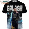Stephen Curry Splash Chef Warrior Fullprinted T-Shirt, Perfect NBA Graphic Tee for Fan