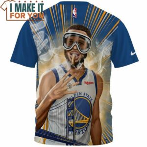 Stephen Curry Ring Smoking Fullprinted T Shirt Perfect NBA Graphic Tee for Fan 2