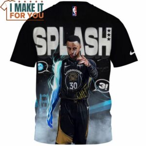 Stephen Curry Splash Chef Warrior Fullprinted T Shirt Perfect NBA Graphic Tee for Fan 2