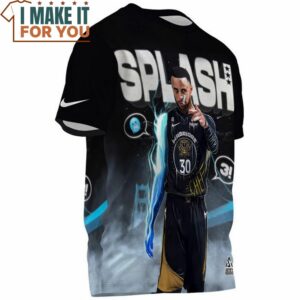 Stephen Curry Splash Chef Warrior Fullprinted T Shirt Perfect NBA Graphic Tee for Fan 3