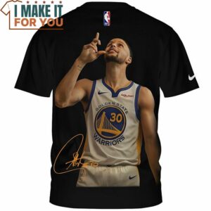 Stephen Curry Warrior 30 Signed Shirt Stephen Curry Gifts ideas for Fans 3