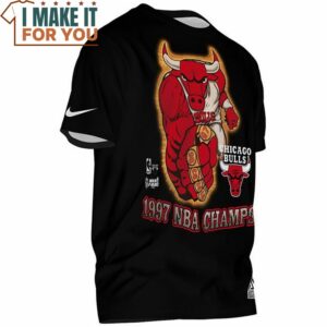 Chicago Bulls 1997 NBA Champion Retro T Shirt 2