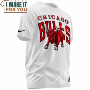 Chicago Bulls 3D Logo T Shirt 2