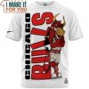 Chicago Bulls Cool Graphic T-Shirt, Best Gift for an NBA Fan