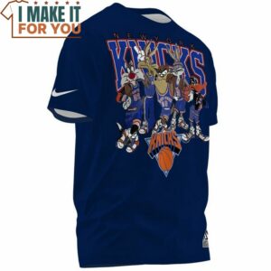 New York Knicks Looney Tunes Team Navy T Shirt 2