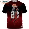 Michael Jordan 23 Hook shot Water Art Shirt, Present For Basketball Lover