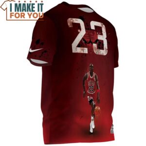 Michael Jordan 23 Dribble Water Art Shirt 3