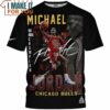 Michael Jordan 6X NBA Championship Chicago Bulls T-Shirt, Present For Basketball Lover